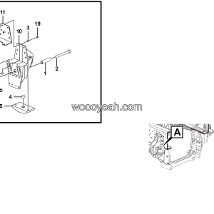 LGMG Off-Highway Dump Truck 2023 - Front suspension rear abutment installation assy - G1201-2712017302
