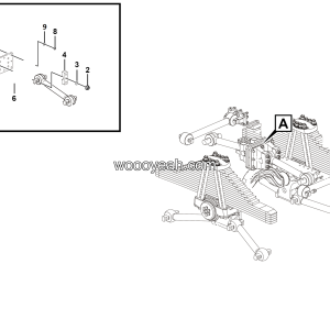 LGMG Off-Highway Dump Truck 2023 - Rear suspension push-up mount assy - G1201-2712017306