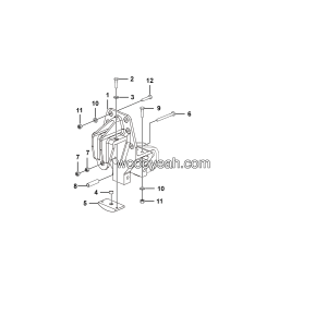 LGMG Road Sprinkler 2024 - Front Suspension Front Mount Installation Assembly - G1201-2712017580