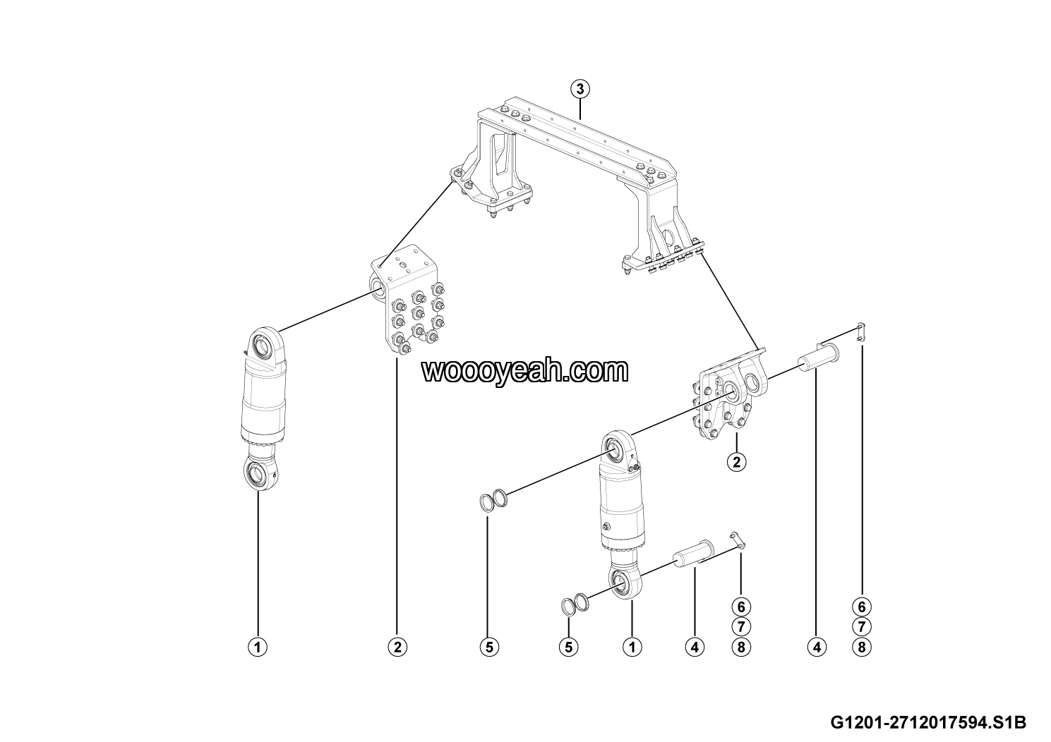 LGMG Off-Highway Dump Truck 2024 - FR hydro-pnenumatic spring installation - G1201-2712017594.S1B