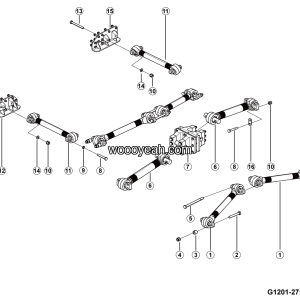 LGMG Off-Highway Dump Truck 2024 - RR torque rod installation - G1201-2712017595.S1C-G1
