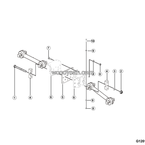LGMG Off-Highway Dump Truck 2023 - Rear suspension mount - G1201-2712017707