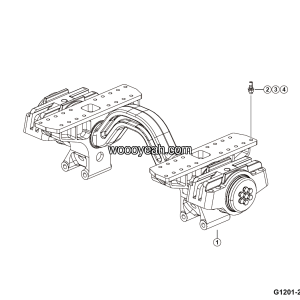 LGMG Off-Highway Dump Truck 2023 - Stabilizer bar assy - G1201-2712017806.S1A