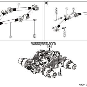 LGMG Off-Highway Dump Truck 2024 - Rear torque rod installation - G1201-2712017863.S1A