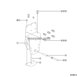 LGMG ？？？a？2？？？？？？？°a？2？¨？？？| 2025 - Front suspension rear mount assy - G1201-2712017867.S1C