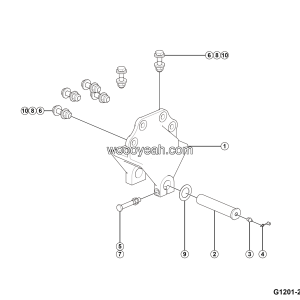 LGMG MT50 2025 - Front shackle assy of front suspension - G1201-2712017873.S1C