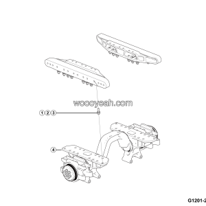LGMG MT50 2025 - Maintenance-free balance shaft installation - G1201-2712017876.S1A