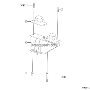 LGMG Off-Highway Dump Truck 2024 - LH limit block bracket assy at axle end - G1201-2712018055.S1A