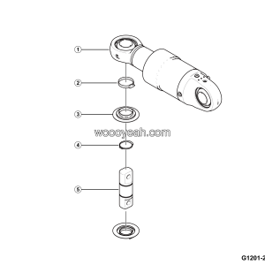 LGMG AT40 2025 - Front hydro-pneumatic spring assy - G1201-2712018084.S1C