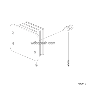 LGMG CMT96H 2025 - RR suspension limit block assy - G1201-2712018130.S1A