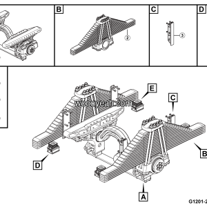 LGMG Off-Highway Dump Truck 2024 - RR leaf spring installation - G1201-2712018142.S1A