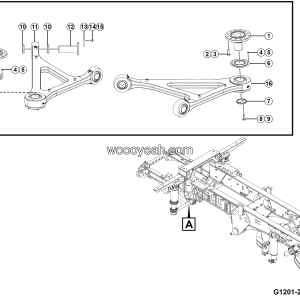 LGMG RTH100 2025 - Front guide mechanism - G1201-2712018543.S1B