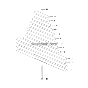 LGMG Off-Highway Dump Truck 2022 - Rear leaf spring assy - G1201-4110000811