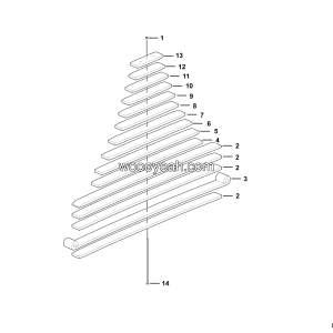 LGMG Off-Highway Dump Truck 2023 - Rear leaf spring assy - G1201-4110002148