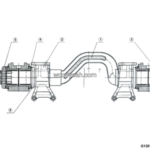 LGMG MT50 2025 - Maintenance-free balance shaft assy d110 - G1201-4110707267