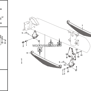 LGMG Off-Highway Dump Truck 2022 - Front leaf spring assy - G1202-2712011100
