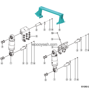 LGMG Off-Highway Dump Truck 2024 - Hydro-pneumatic spring fr mounting assembly - G1202-2712017444.S1A