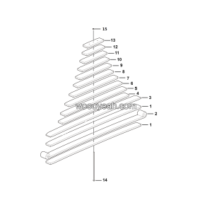 LGMG Off-Highway Dump Truck 2022 - Rear leaf spring assy - G1202-4110702194