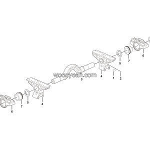 LGMG Off-Highway Dump Truck 2022 - Balance shaft - G1203-2712011430