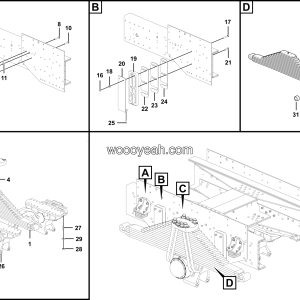 LGMG Road Sprinkler 2024 - Rear suspension assy - G1204-2712010898