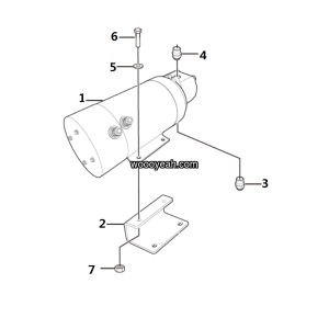 LGMG Off-Highway Dump Truck 2024 - ASM-Power Unit Installation assy - H0600-2760000082
