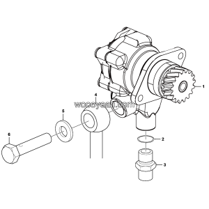 LGMG MS25 Mine Truck - Steering pump（ZF） - H1500-2715010651