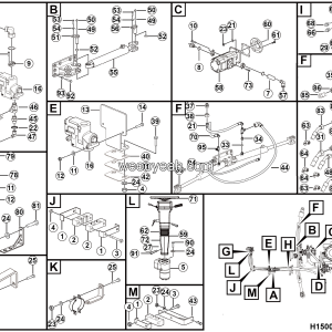 LGMG CMT96 2025 - Steering assy - H1500-2715011434.S1N