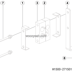 LGMG CMT66F 2025 - Bracket assy 06 - H1500-2715014128.S1A