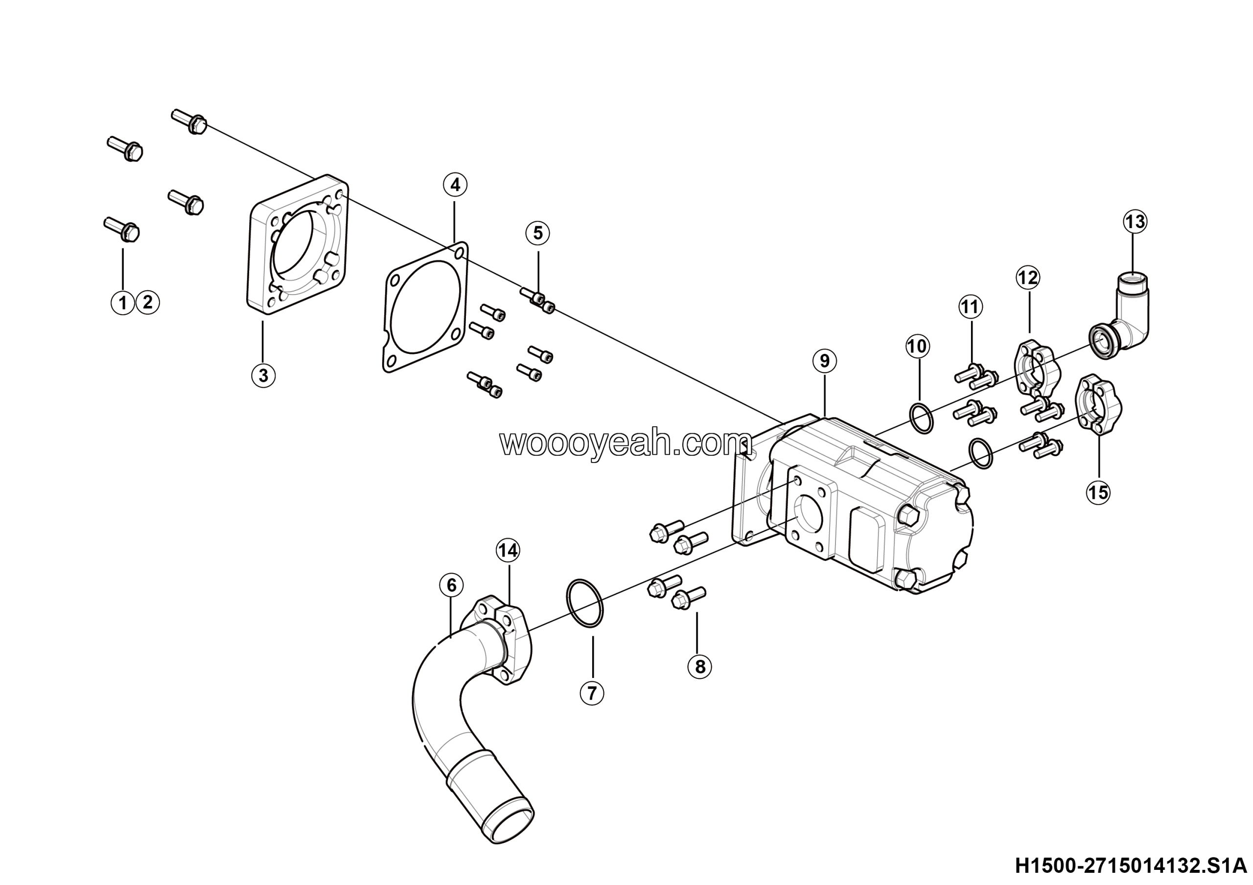LGMG CMT66 2025 - Pump assy - H1500-2715014132.S1A