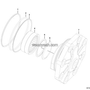 LGMG MT76 Mine Truck - Side cover assy NT12590A-3411110 - H1500-4120000331023