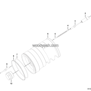 LGMG MT50 Mine Truck - Steering nut assy NT12590Y-3411030 - H1500-4120000331088