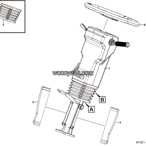 LGMG Off-Highway Dump Truck 2024 - Steering column assy - H1501-2715011934.S1A