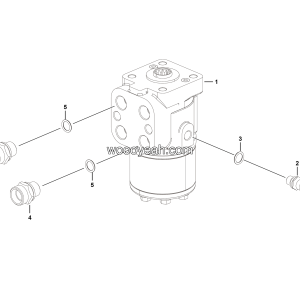 LGMG CMT106H 2025 - ASM-Steering gear assy R02 - H1501-2715011958