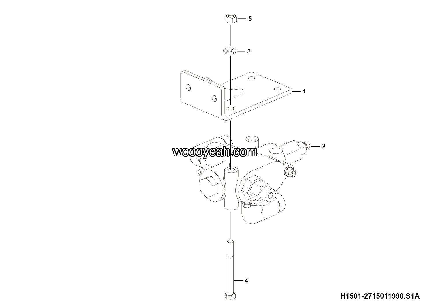 LGMG Off-Highway Dump Truck 2022 - ASM-Priority valve assy - H1501-2715011990.S1A
