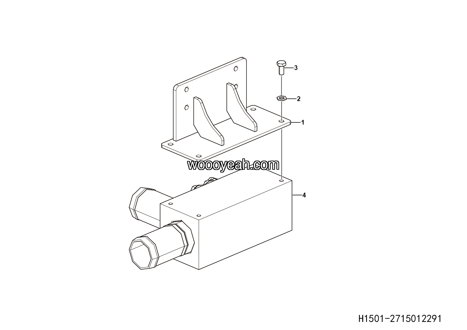 LGMG Off-Highway Dump Truck 2022 - ASM-Oil suction block installation assy - H1501-2715012291