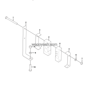 LGMG Off-Highway Dump Truck 2023 - ASM-Hose bundle brkt assy - H1501-2715012494.S1A