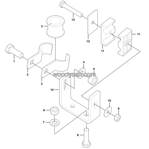 LGMG Off-Highway Dump Truck 2023 - ASM-bracket mounting - H1501-2715012501.S1A