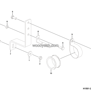 LGMG Off-Highway Dump Truck 2022 - ASM-Bracket assy 01 - H1501-2715012610.S1A