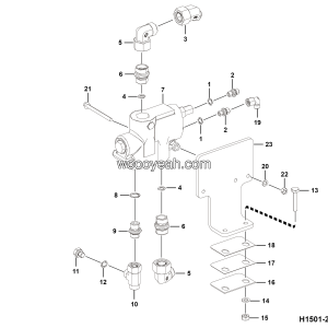 LGMG MT106H 2025 - ASM-Priority valve assy - H1501-2715012643.S1A
