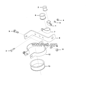 LGMG Off-Highway Dump Truck 2023 - Oil suction hose bracket assy - H1501-2715012675