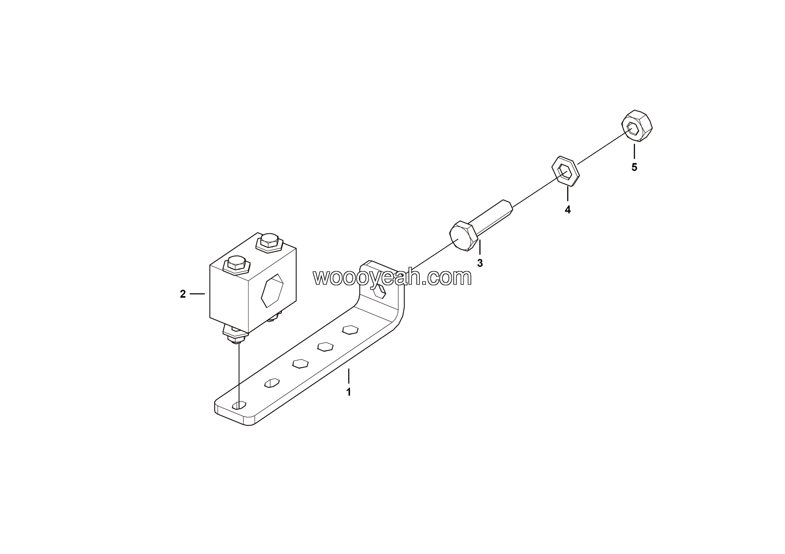 LGMG Off-Highway Dump Truck 2024 - ASM-BRACKET - H1501-2715012787.S1A