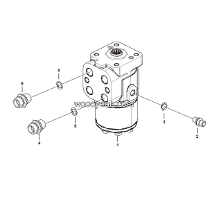 LGMG MT106H 2025 - Steering gear assembly - H1501-2715013054.S1A