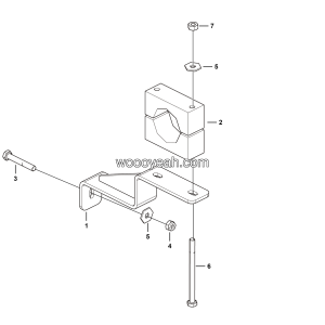 LGMG Off-Highway Dump Truck 2024 - ASM-bracket - H1501-2715013056.S1A