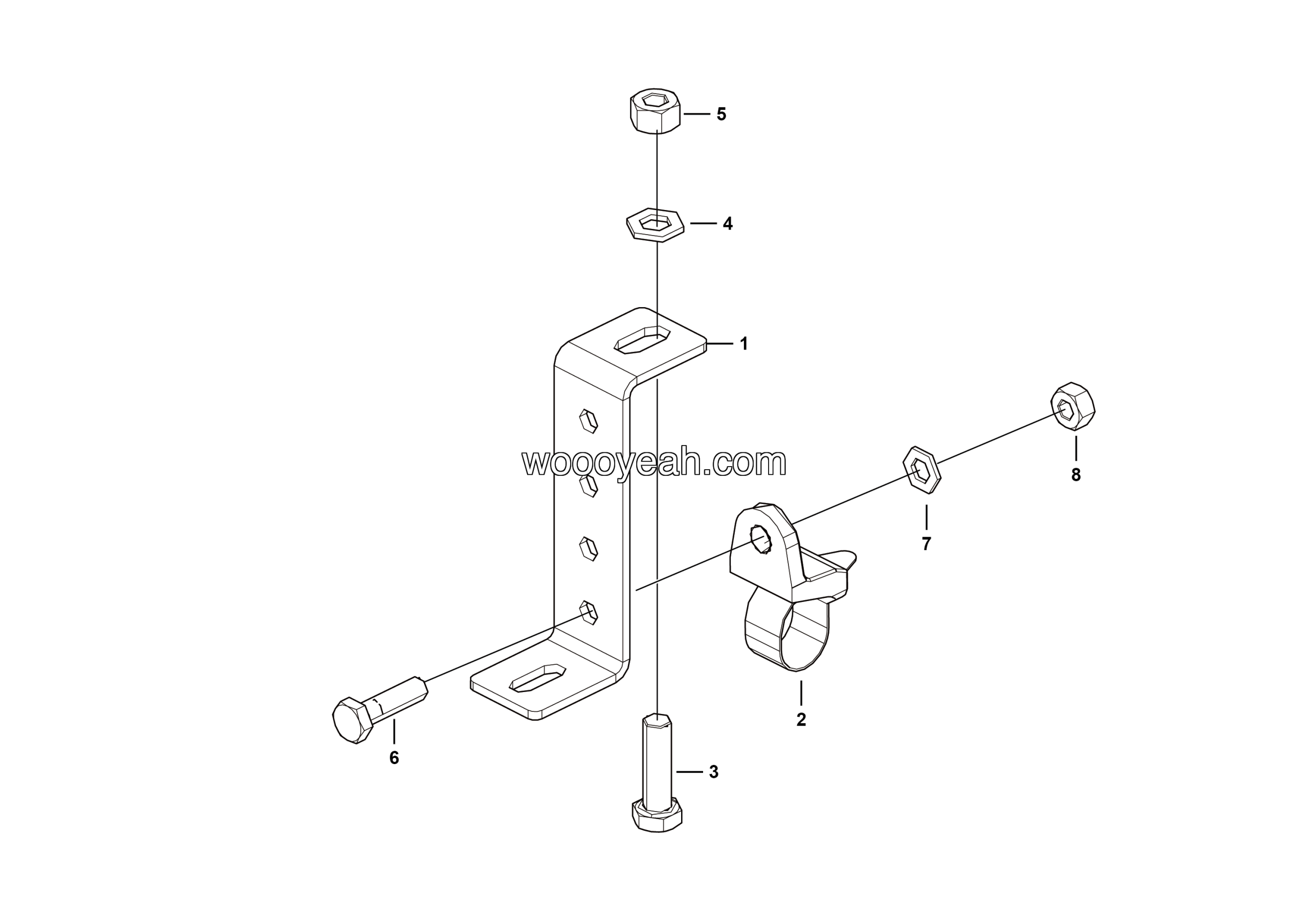 LGMG MT106H 2025 - ASM-BRACKET - H1501-2715013057.S1A