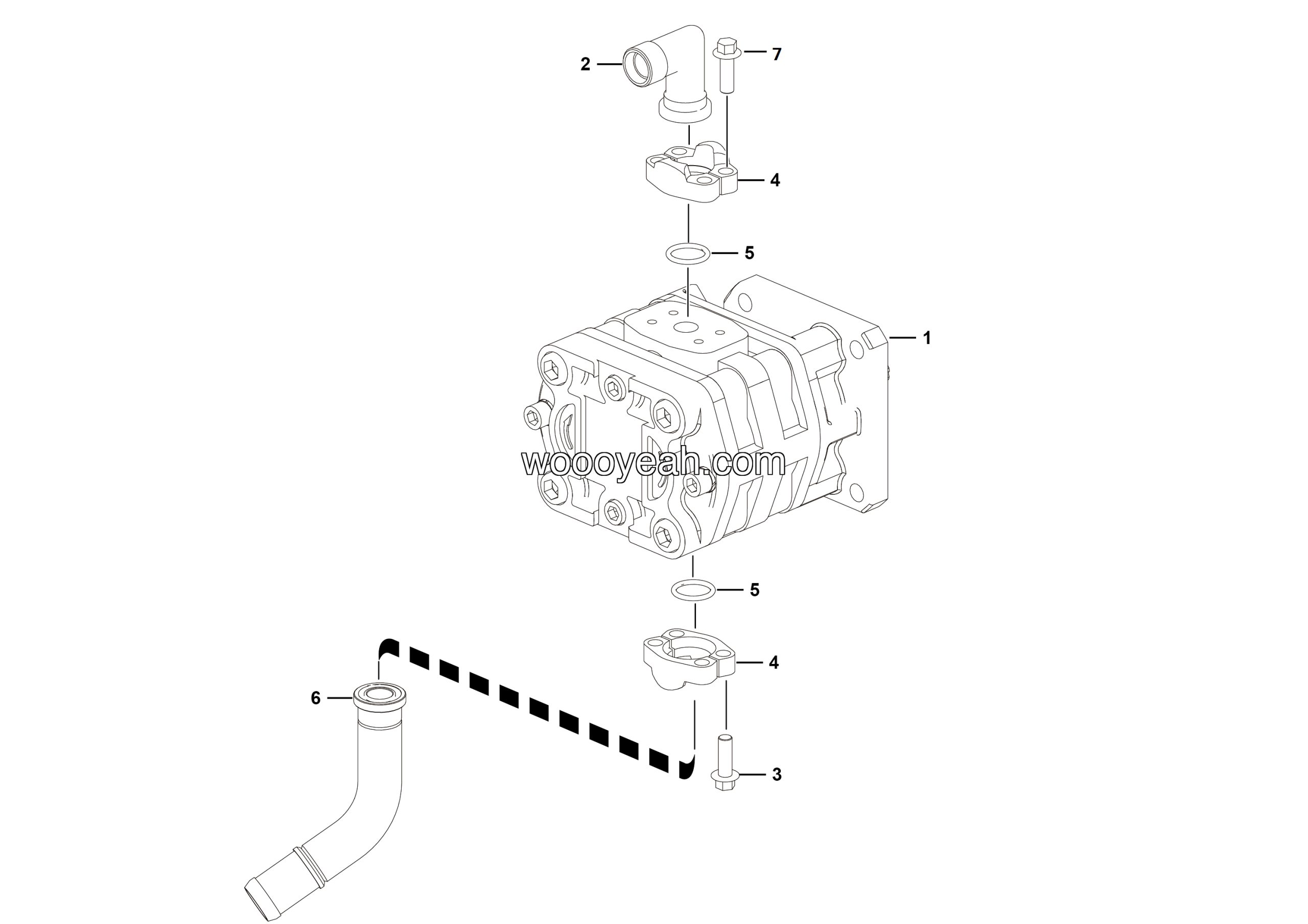 LGMG Off-Highway Dump Truck 2023 - ASM - Steering Pump Assembly - H1501-2715013079