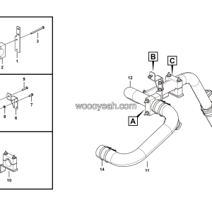 LGMG Off-Highway Dump Truck 2023 - ASM-Oil suction hose - H1501-2715013128.S1A