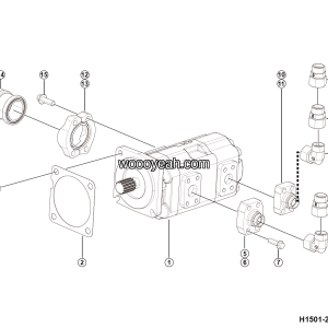 LGMG Off-Highway Dump Truck 2023 - Gear pump installation - H1501-2715013324.S1A