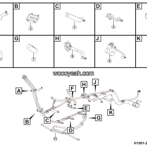 LGMG Mine Truck 2026 - Steering accessories - H1501-2715013614.S1A