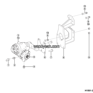 LGMG MGW500 2025 - Steering gear installation - H1501-2715013701.S1B