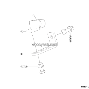LGMG MT50 2025 - Bracket installation 02 - H1501-2715013714.S1A